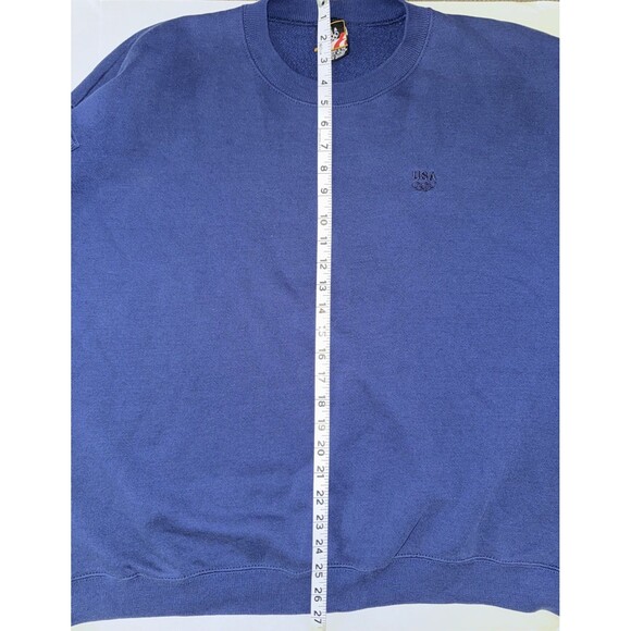 Vintage JC Penney USA Olympics Sweatshirt Mens 2XL XXL Navy Made in USA Sweater - Picture 9 of 11